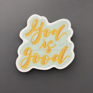God Is Good Sticker - Sticker