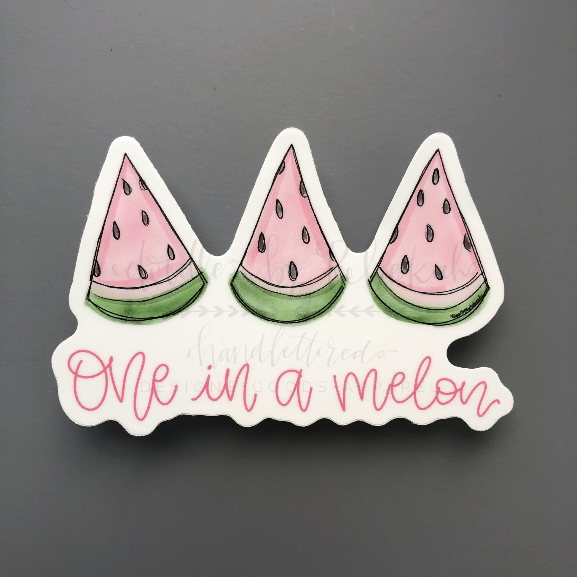 One In A Melon Sticker - Sticker