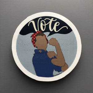 Rosie The Riveter VOTE Sticker - Sticker
