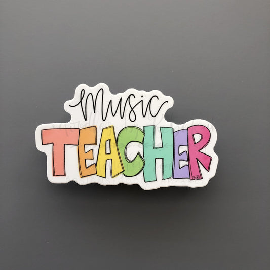 Music Teacher Sticker - Sticker