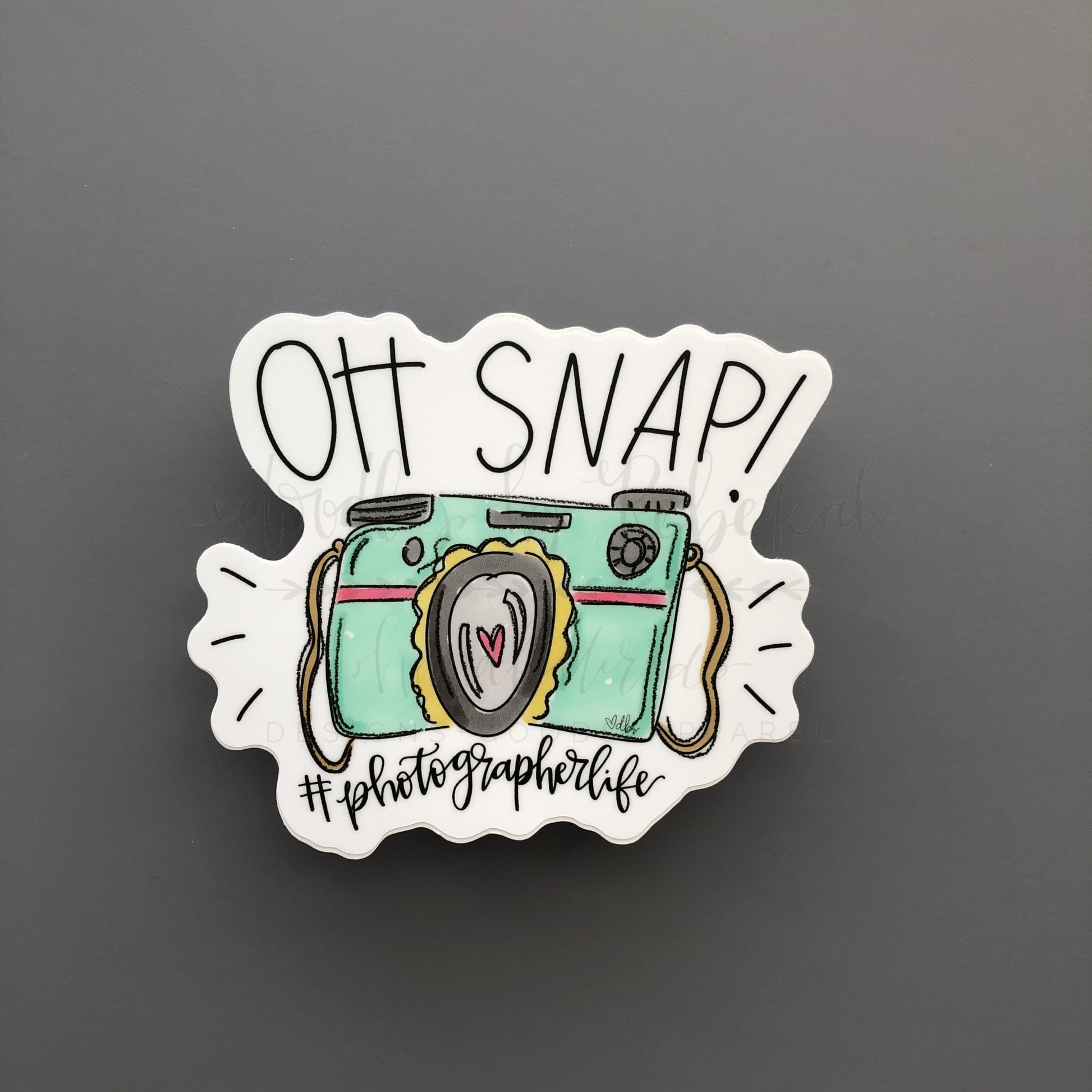 Doodles by Rebekah - Oh Snap! Sticker