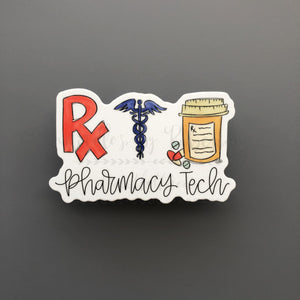 Pharmacy Tech Sticker - Sticker