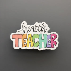 Health Teacher Sticker