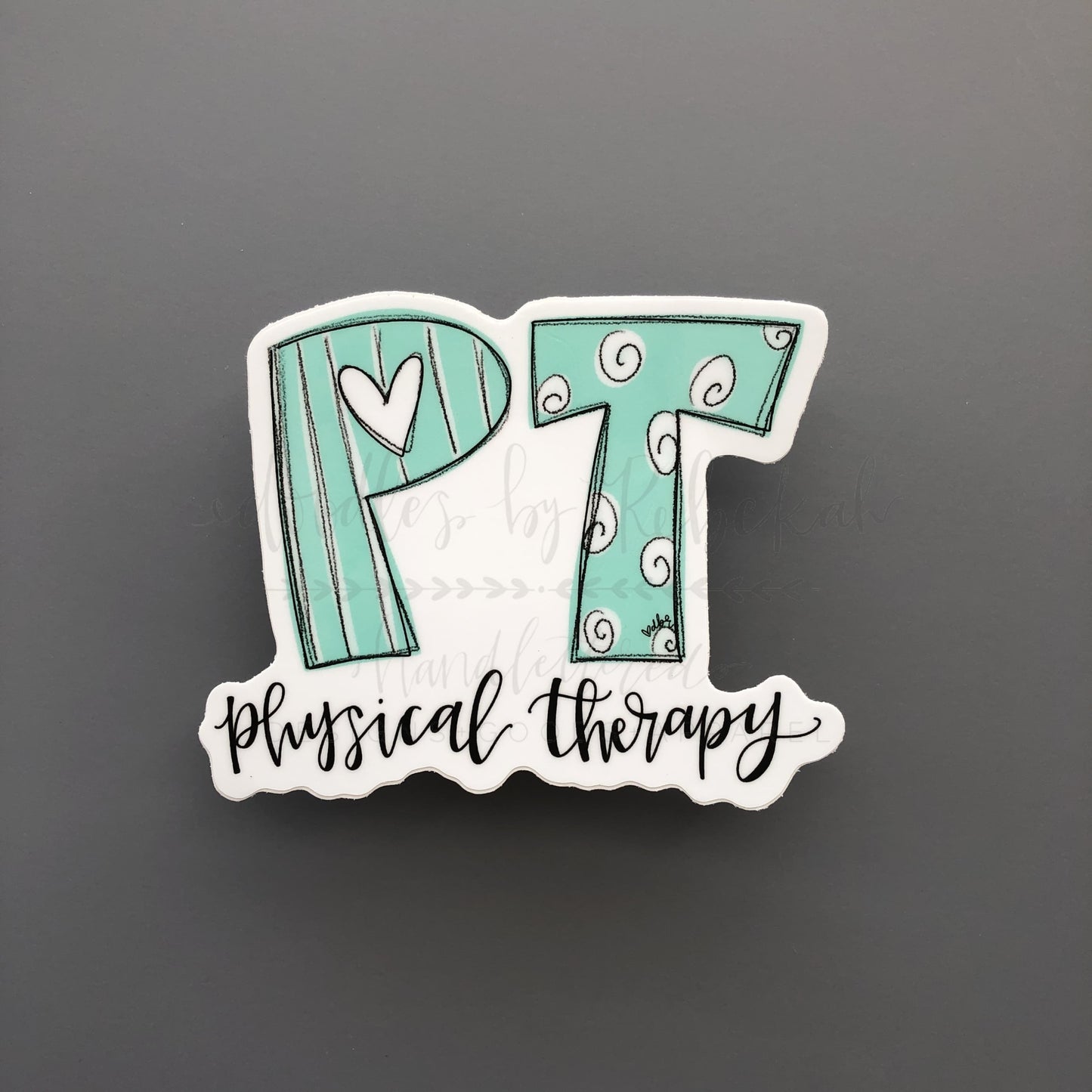 PT - Physical Therapy Sticker - Sticker