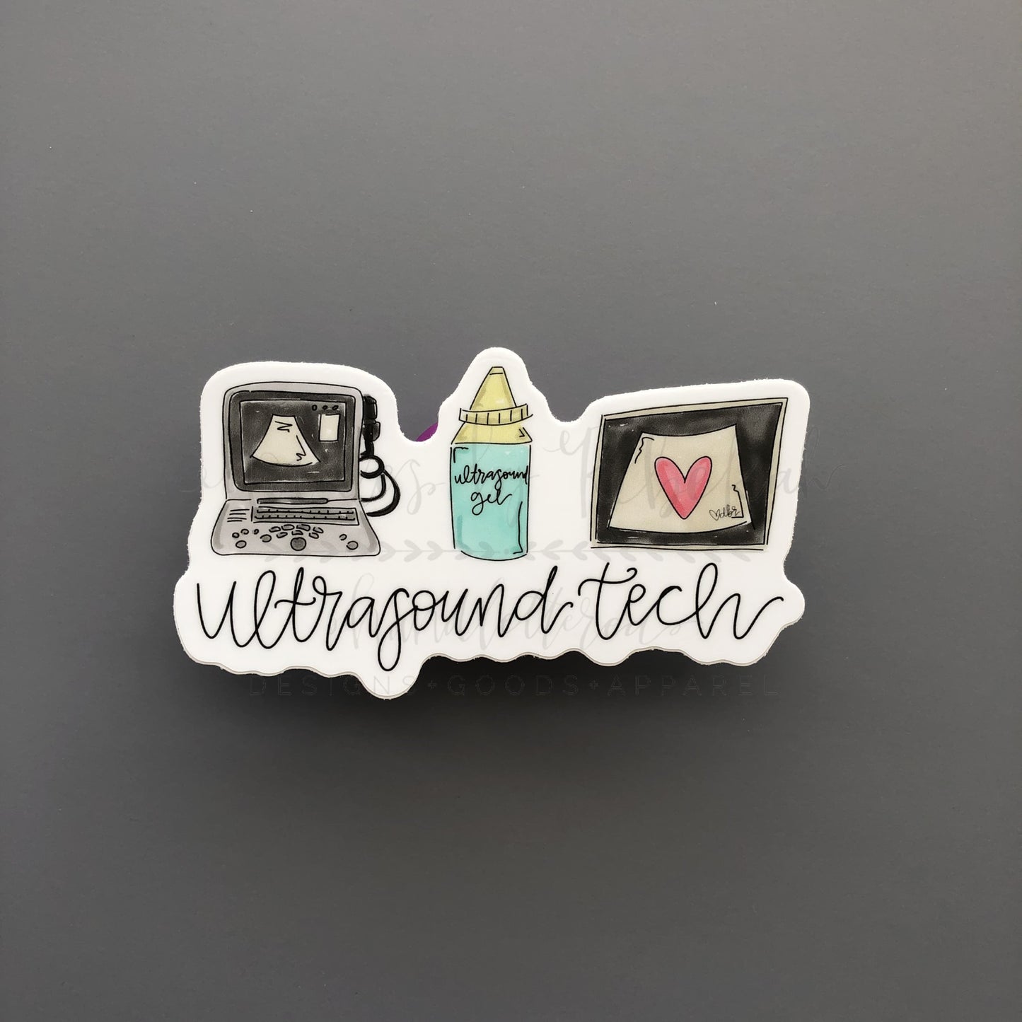 Ultrasound Tech Sticker - Sticker