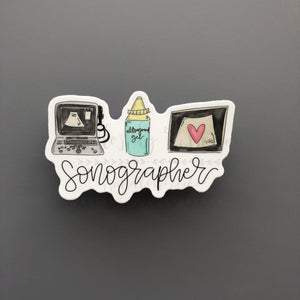 Sonographer Sticker - Sticker