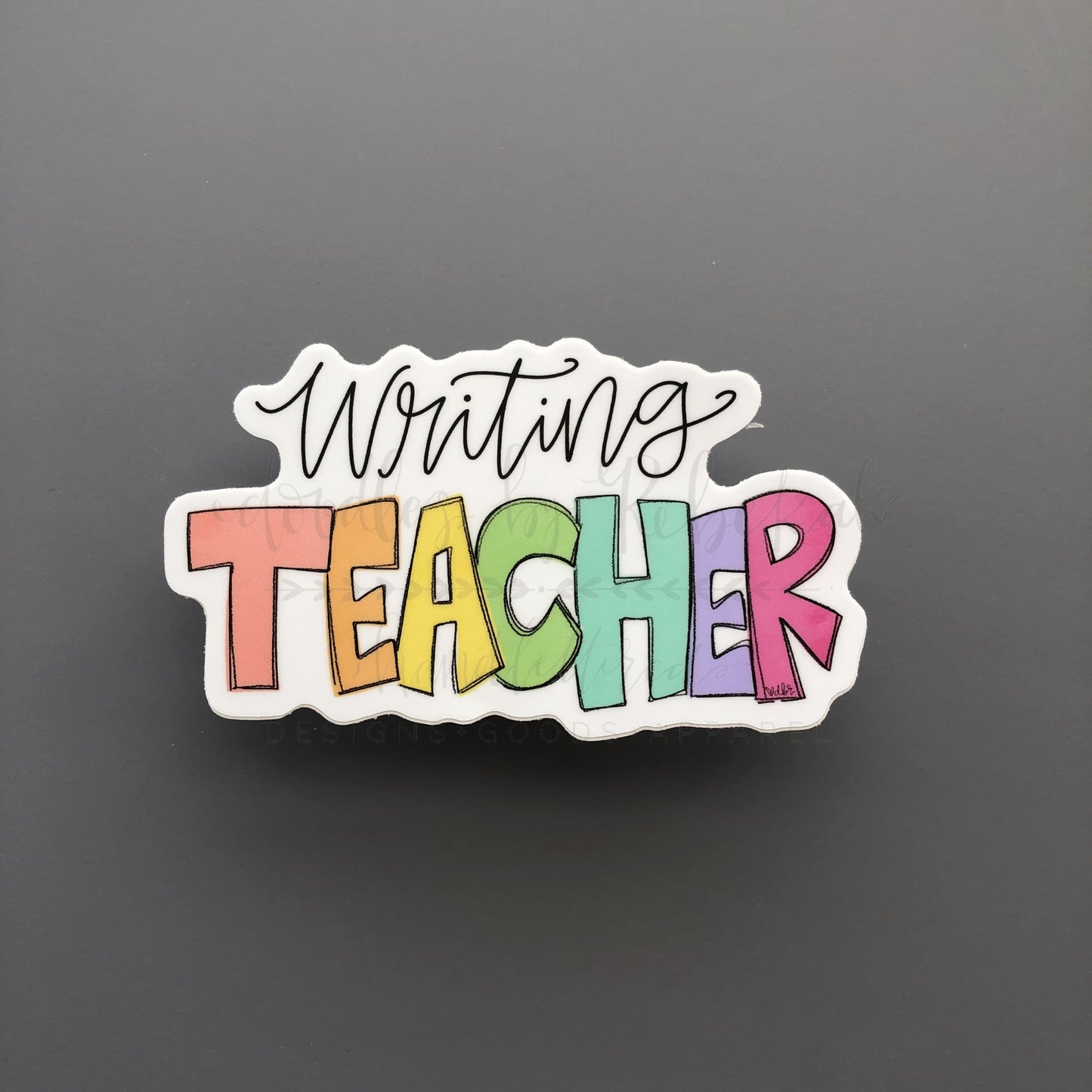 Writing Teacher Sticker - Sticker