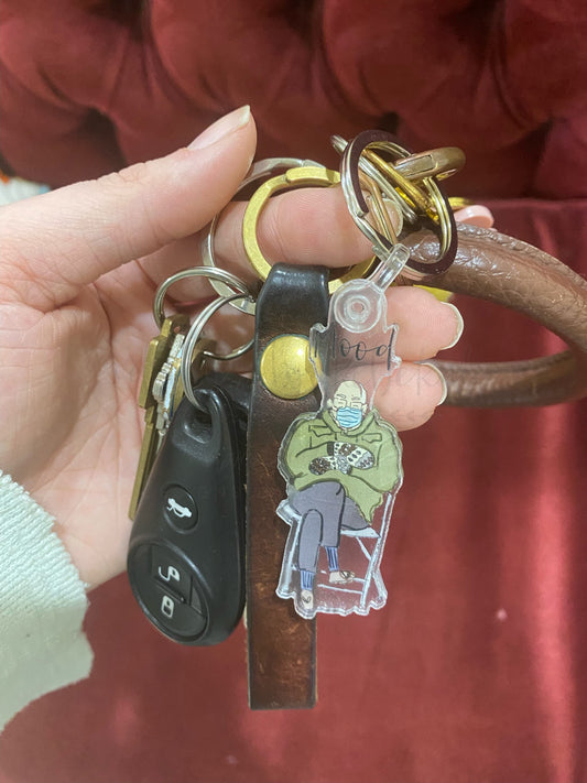 Bernie Mood Keychain