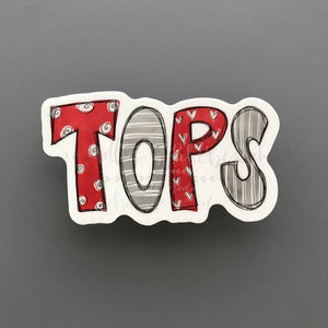 TOPS Sticker - Sticker