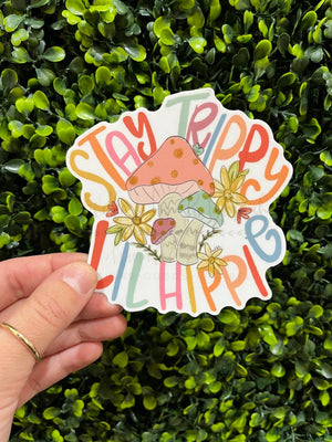 Stay Trippy Lil Hippie Sticker - Sticker