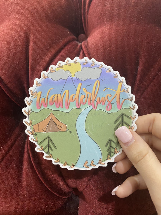 Wanderlust Sticker - Sticker