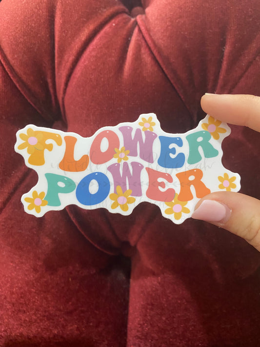 Flower Power Sticker - Sticker