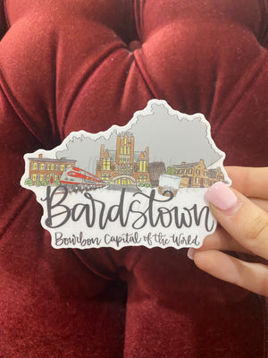 Bardstown State Around the Town Sticker - Sticker