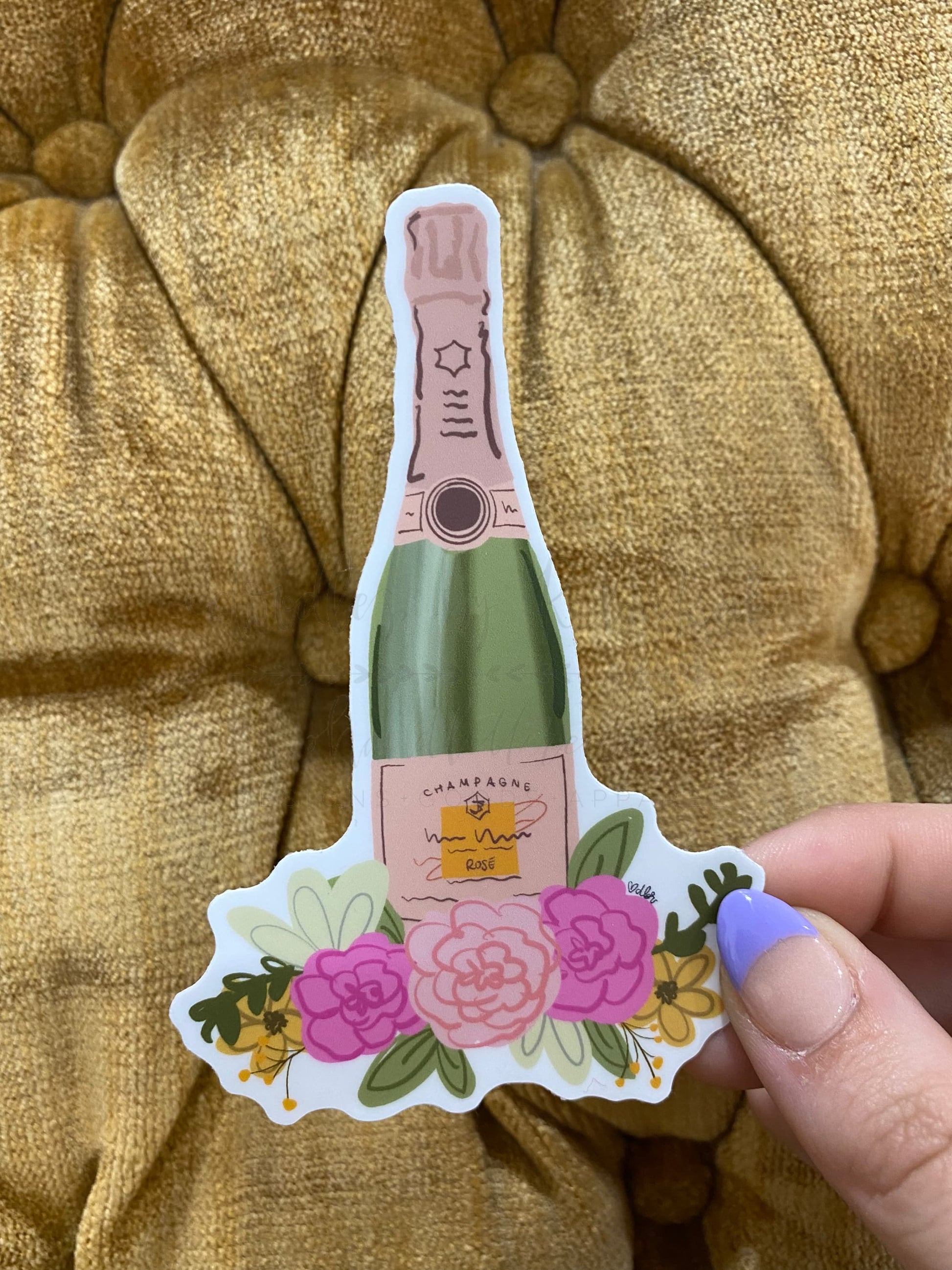 Pink Rosé Sticker - Sticker