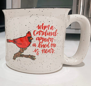 When A Cardinal Appears Mug - Coffee
