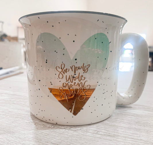 She Needs Wide Open Spaces Mug - Coffee Mug