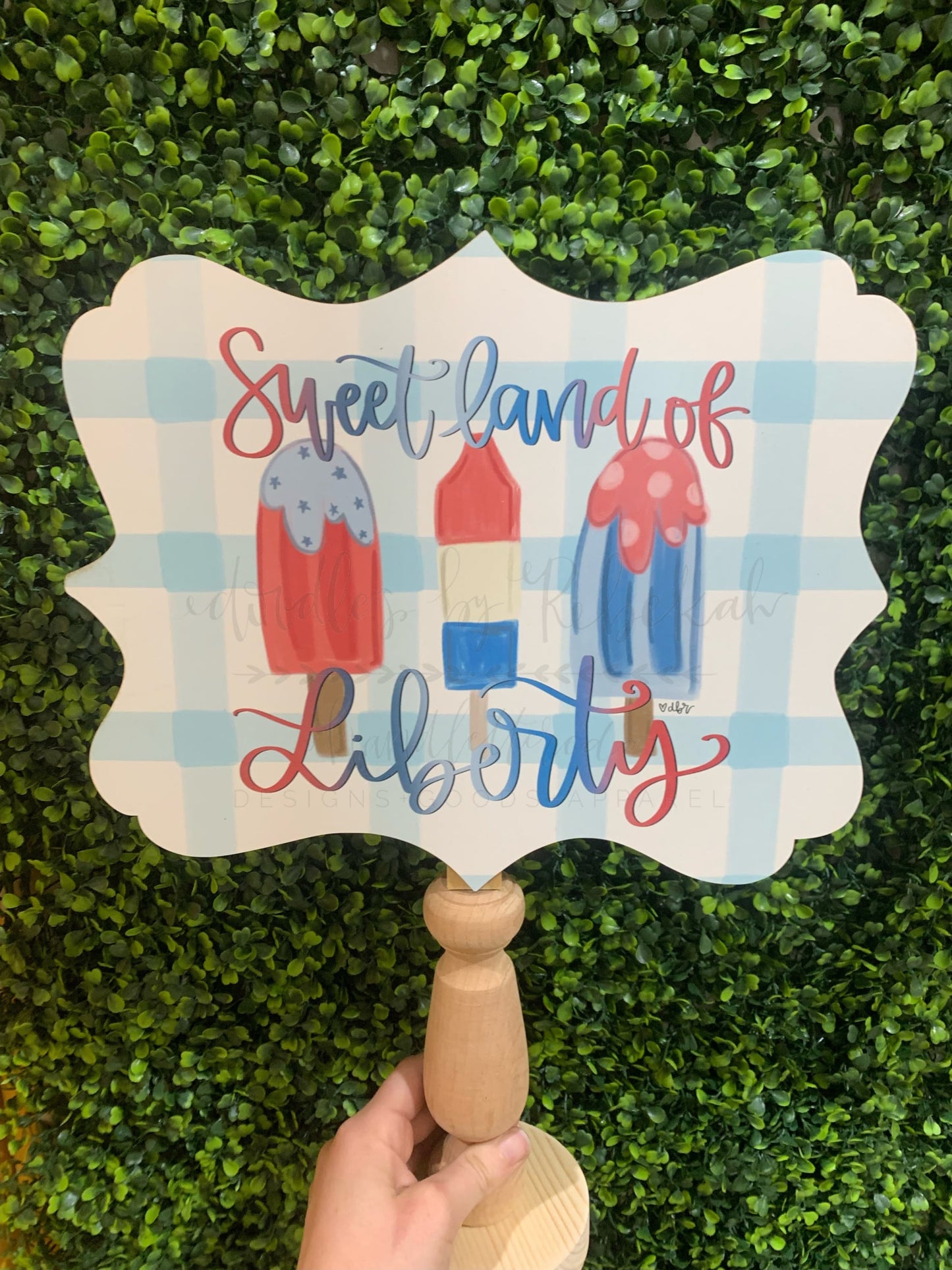 Sweet Land of Liberty Topper/Attachment - Door Hanger