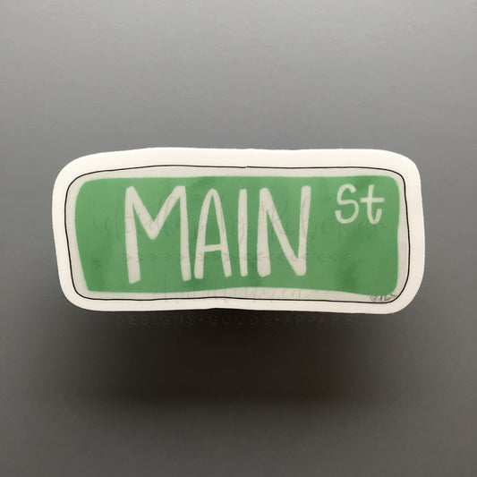 Main St. Sticker - Sticker