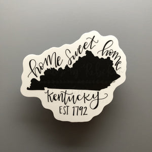 Home Sweet Kentucky Sticker
