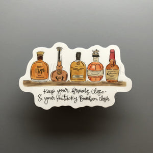 Bourbon Closer Sticker