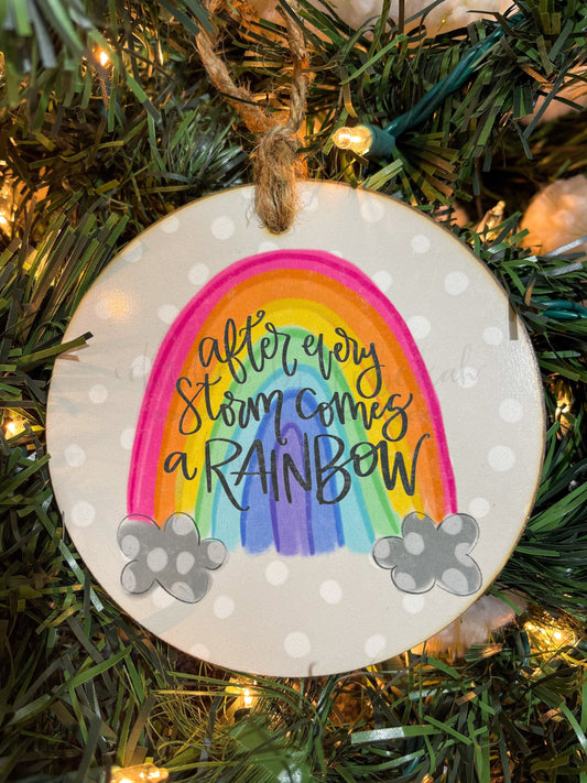 Rainbow Baby Christmas Ornament - Ornaments