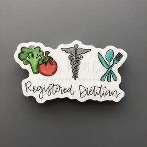 Registered Dietitian Sticker - Sticker