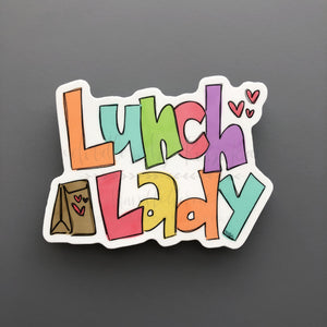 Lunch Lady Sticker - Sticker