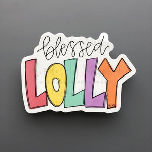 Blessed Lolly Sticker - Sticker