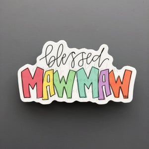 Blessed Mawmaw Sticker - Sticker