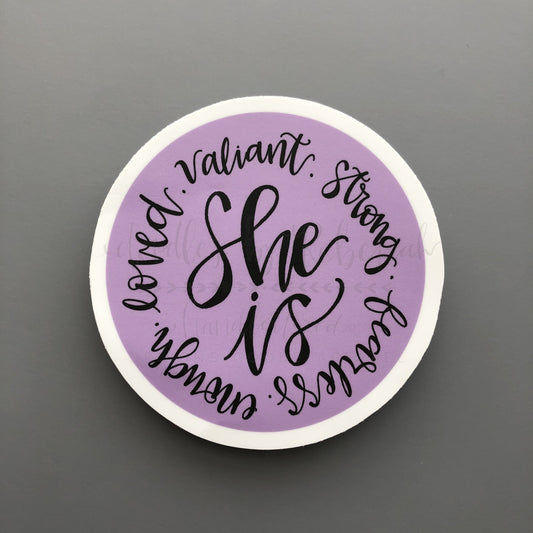 She Is Sticker - Sticker