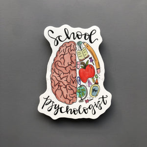 School Psychologist Sticker