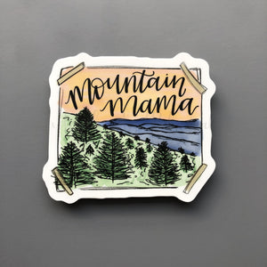 Mountain Mama Sticker - Sticker
