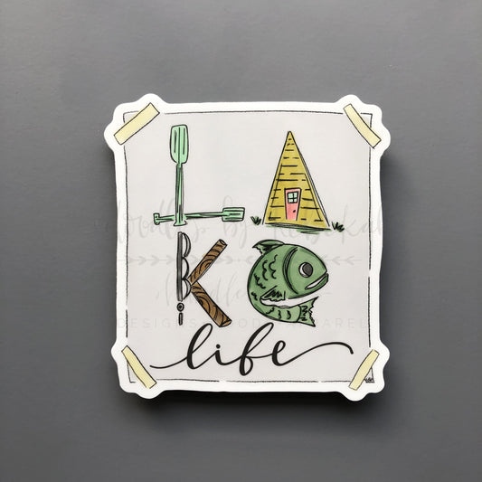 Lake Life Sticker - Sticker