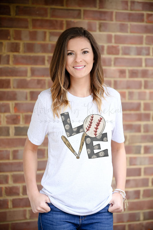 LOVE Baseball — Tee - Tees