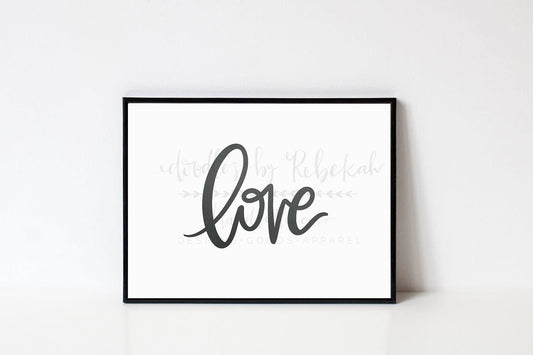 LOVE 8x10 Print - Print