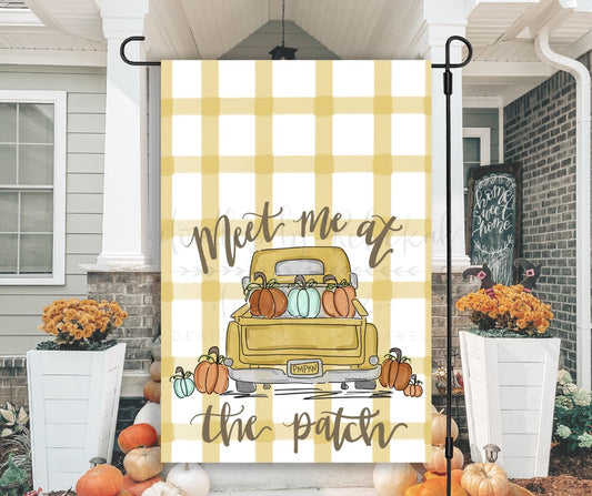 Meet Me Garden Flag - Garden Flag