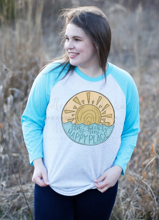 The Beach is my Happy Place - Tees