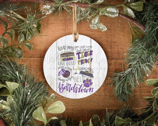 Bardstown High School Pride Ornament - Ornaments