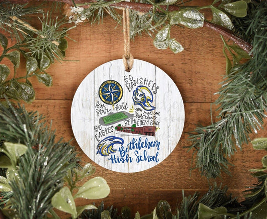 Bethlehem High School Pride Ornament - Ornaments