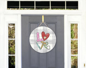 Nurse LOVE Door Hanger - Door Hanger