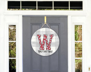 Western ’W’ Door Hanger - Door Hanger