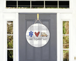 Love.Respond.Save Door Hanger - Door Hanger