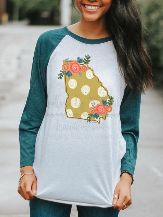 Georgia Floral Dot - Tees