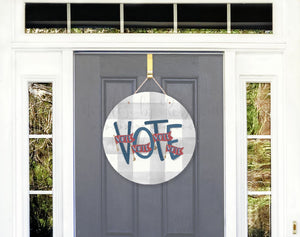 VOTE Flags Door Hanger - Door Hanger
