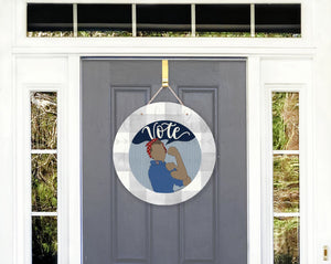 Rosie The Riveter VOTE Door Hanger - Door Hanger