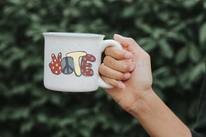 VOTE Peace Sign Coffee Mug - Coffee Mug