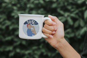 Rosie The Riveter VOTE Coffee Mug - Coffee Mug