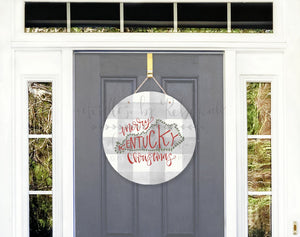 Merry Kentucky Christmas (Green) Door Hanger - Door Hanger