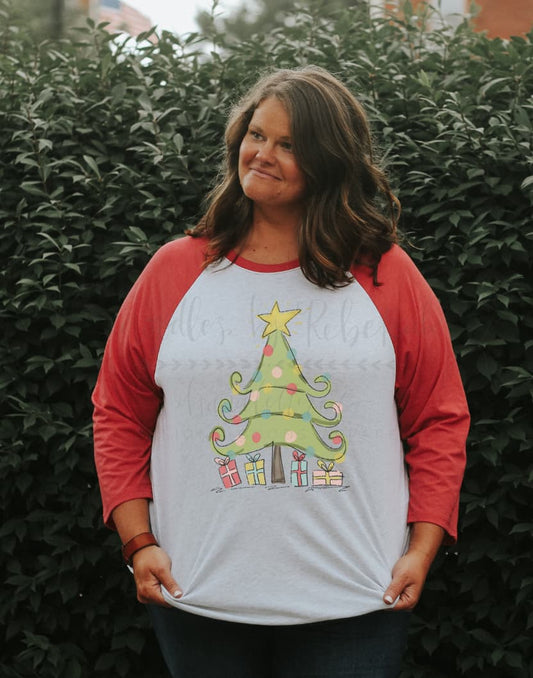 Whimsy Christmas Tree - Tees