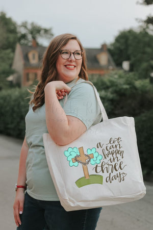 A Lot Can Happen In Three Days Tote - Tote